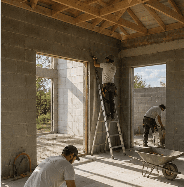Préparation du chantier